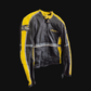 Jacket Genuine Leather Motorcycle Jacket Spyke Thorn Gp Black / yellow